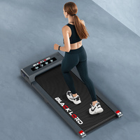 BLACK LORD Treadmill Electric Walking Pad Under Desk Home Gym 400mm Grey