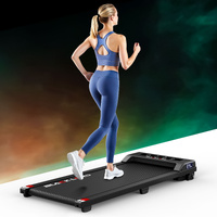 BLACK LORD Treadmill Electric Walking Pad Under Desk Home Office Fitness Black