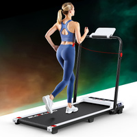 BLACK LORD Treadmill Electric Walking Pad Foldable Under Desk Home Gym White