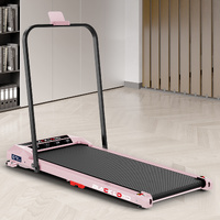 BLACK LORD Treadmill Electric Walking Pad Under Desk Home Incline Foldable Pink