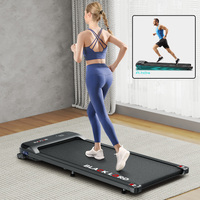 BLACK LORD Treadmill Electric Walking Pad Home Office Gym Fitness Incline MS2