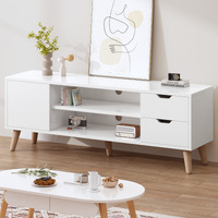 ALFORDSON Entertainment Unit TV Stand Storage 120cm White
