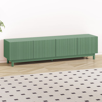 ALFORDSON Entertainment Unit TV Cabinet Stand 180cm Storage Shelves Green