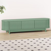 ALFORDSON TV Cabinet Entertainment Unit Stand 160cm Storage Shelf Green