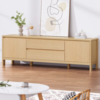 ALFORDSON Entertainment Unit TV Cabinet Stand 180cm Oak