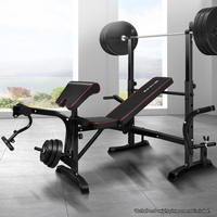 BLACK LORD Weight Bench 12in1 Press Multi-Station Fitness Home Gym Equipment