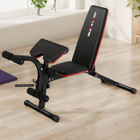 BLACK LORD Weight Bench Adjustable FID Bench Fitness Flat Incline Decline Gym