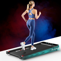 BLACK LORD Treadmill Electric Walking Pad Under Desk Home Gym Incline 430mm Belt