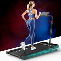 BLACK LORD Treadmill Electric Walking Pad Under Desk Foldable Incline 430mm Belt