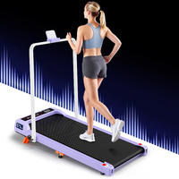 BLACK LORD Treadmill Electric Walking Pad Foldable Incline Under Desk Gym Purple