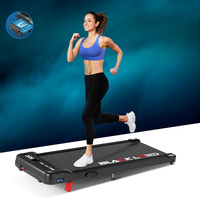 BLACK LORD Treadmill Electric Walking Pad Incline Home Gym Magnetic Remote Black