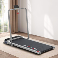 BLACK LORD Treadmill Electric Walking Pad Incline Home Gym Foldable Silver