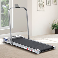 BLACK LORD Treadmill Electric Walking Pad Foldable Home Gym Fitness Silver