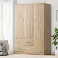 ALFORDSON Wardrobe Clothes Closet Storage Cabinet Organizer Drawer Shelf Wood