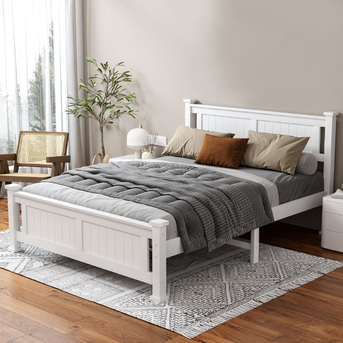 ALFORDSON Bed Frame Wooden Timber King Size Mattress Base Platform Arne