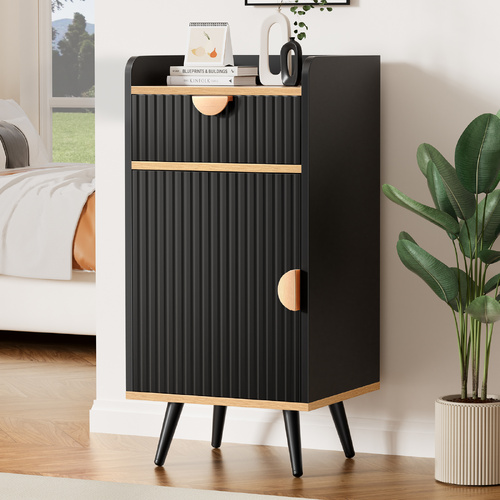 ALFORDSON Storage Cabinet Bathroom Buffet Sideboard Bedside Table Black