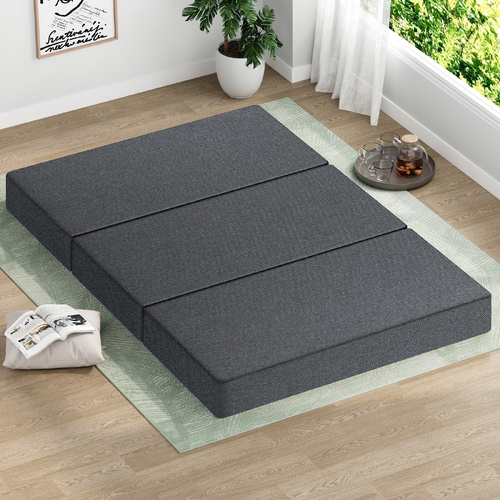STARRY EUCALYPT Folding Mattress Fabric Foldable Sofa Lounge Foam Chair Portable Double
