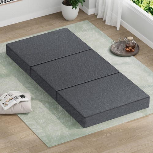 STARRY EUCALYPT Folding Mattress Foldable Fabric Sofa Lounge Chair Foam Portable Single