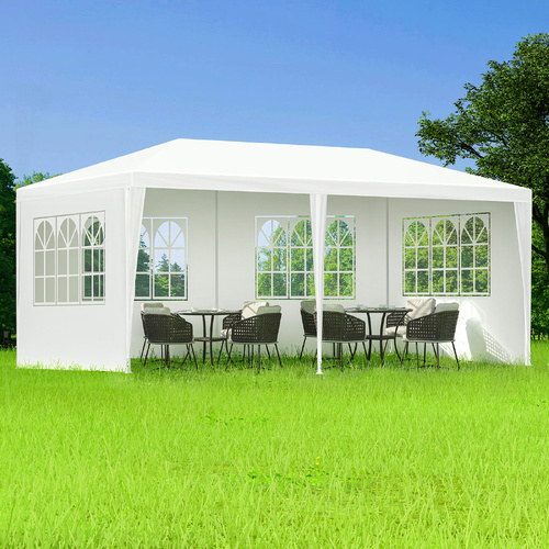 ALFORDSON Gazebo 3x6 Outdoor Marquee Party Tent Camping Portable Side Wall White