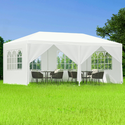 ALFORDSON Gazebo Marquee 3x6 Outdoor Party Tent Camping Portable Side Wall White