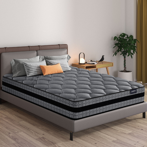 ALFORDSON Mattress 26cm Queen Bed Tight Top Spring Foam Medium Firm 7 zone