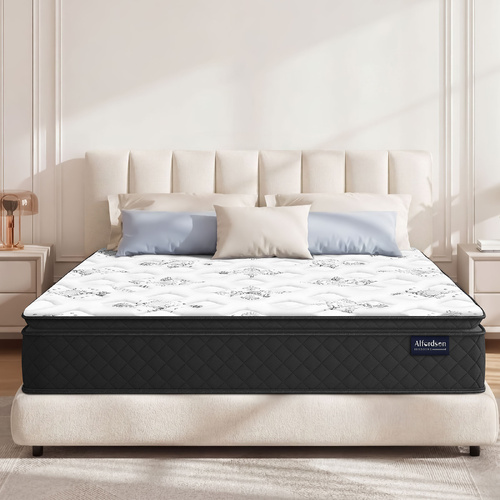 ALFORDSON Mattress Double Bed Pillow Top Memory Foam Bedding Medium Firm 24cm