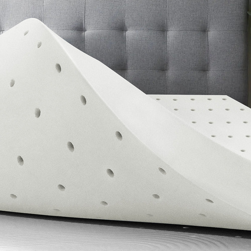 S.E. Memory Foam Topper Ventilated Mattress Bed Bamboo Cover Underlay 8cm Single
