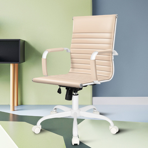 ALFORDSON Office Chair Ergonomic Executive Computer Seat Gaming Mid Back