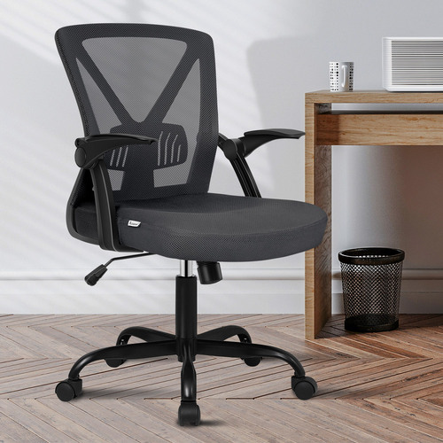 ALFORDSON Mesh Office Chair Executive Fabric Tilt Seat Gaming Computer Grey