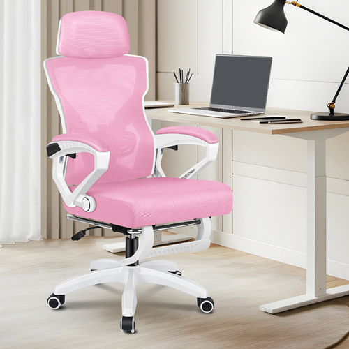 ALFORDSON Office Desk Chair Mesh Executive Computer Fabric Seat Recliner Work