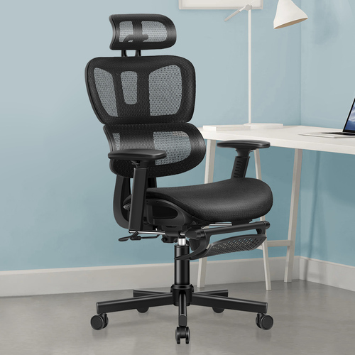 ALFORDSON Ergonomic Office Chair Mesh Executive Seat Work Computer Gaming Black