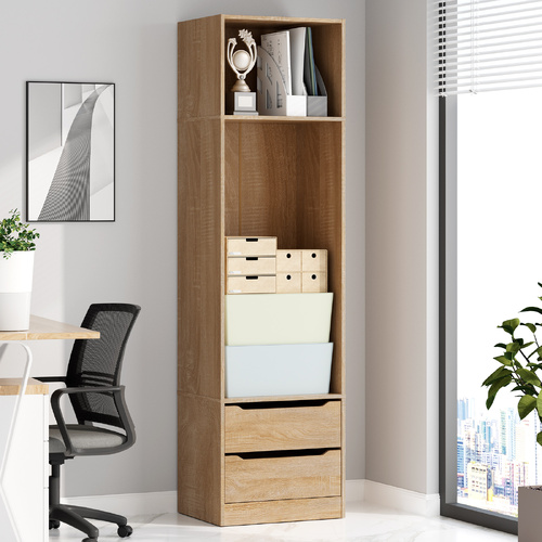 ALFORDSON Chest of 2 Drawers Office Storage Cabinet Tallboy Bedroom Wood