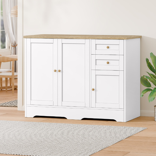 ALFORDSON Buffet Sideboard Cupboard Storage Cabinet Kitchen Hallway Doors White