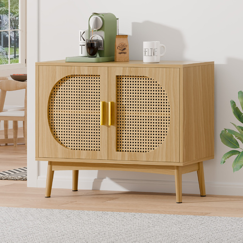 ALFORDSON Buffet Sideboard Cabinet Storage Rattan Cupboard Shelf Hallway Pantry