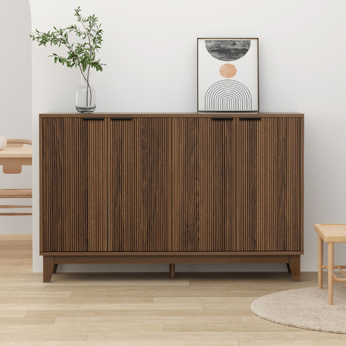 ALFORDSON Sideboard Buffet Storage Cabinet Kitchen Cupboard Hallway Table Walnut