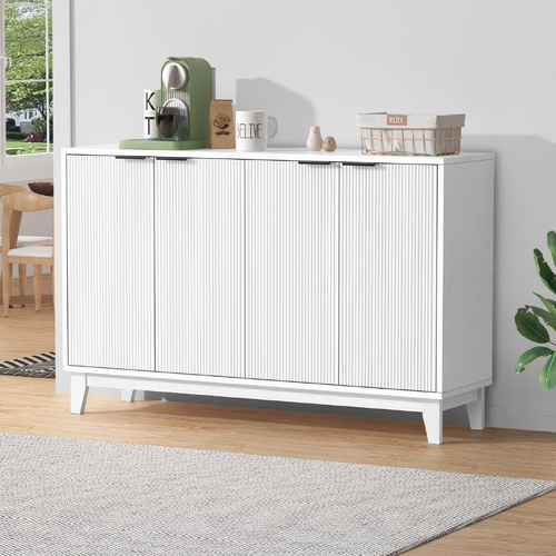 ALFORDSON Buffet Sideboard Storage Cabinet Cupboard Kitchen Hallway Pantry White