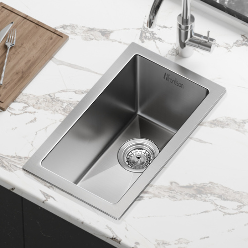 ALFORDSON Kitchen Sink Stainless Steel Drop in Flush Under Mount Basin 250X450MM