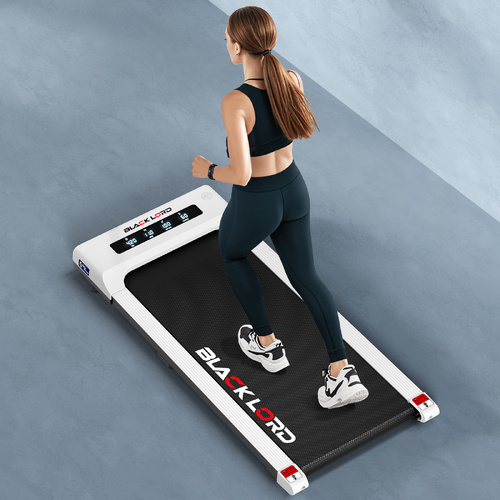 BLACK LORD Treadmill Electric Walking Pad Under Desk Home Gym 400mm White
