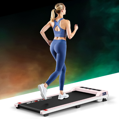 BLACK LORD Treadmill Electric Walking Pad Under Desk Home Office Fitness Pink