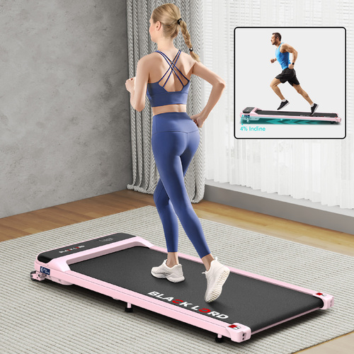 BLACK LORD Treadmill Electric Walking Pad Home Office Gym Fitness Incline MS2 Pink