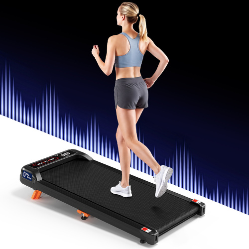 BLACK LORD Treadmill Electric Walking Pad Incline Under Desk Home Gym Black