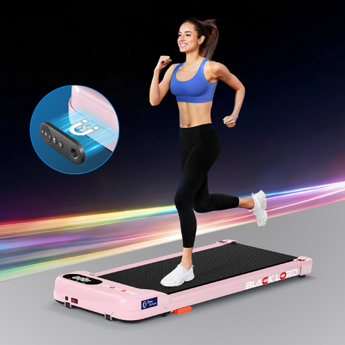 BLACK LORD Treadmill Electric Walking Pad Home Gym Incline Magnetic Remote Pink