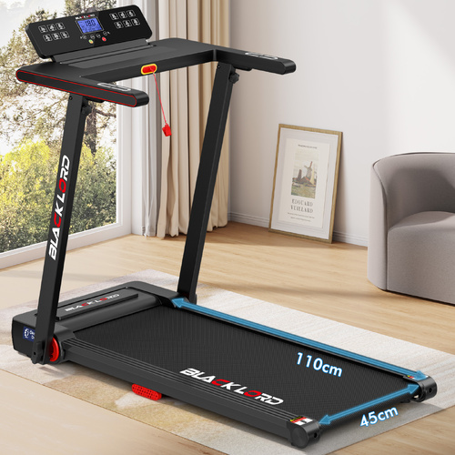 BLACK LORD Treadmill Electric Walking Pad Fully Foldable with Desktop 450mm Belt