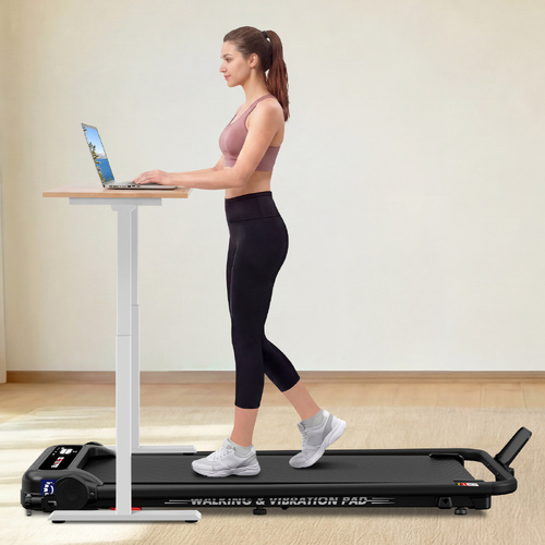 BLACK LORD Treadmill Walking Vibration Pad Incline Foldable Magnetic Remote
