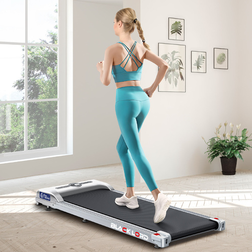 BLACK LORD Treadmill Electric Walking Pad Fitness Machine Home Gym Silver