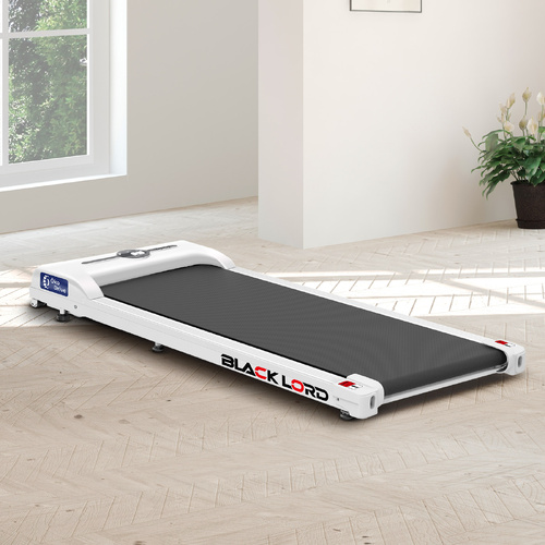 BLACK LORD Treadmill Electric Walking Pad Fitness Machine Home Gym White