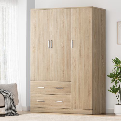 ALFORDSON Wardrobe Clothes Closet Storage Cabinet Organizer Drawer Shelf Wood